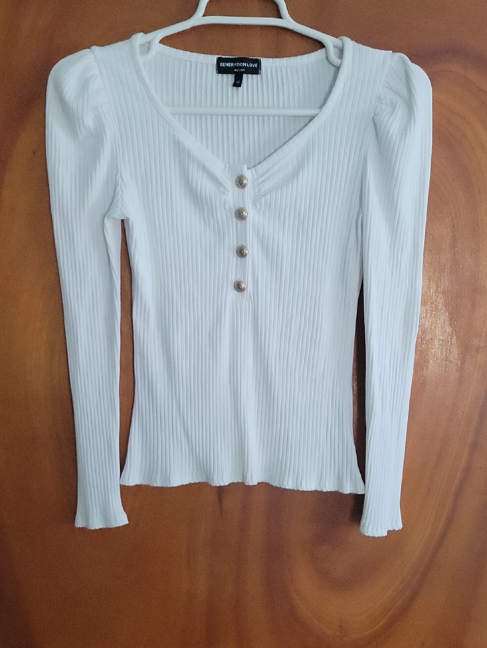 Generation Love Britt Top XS White